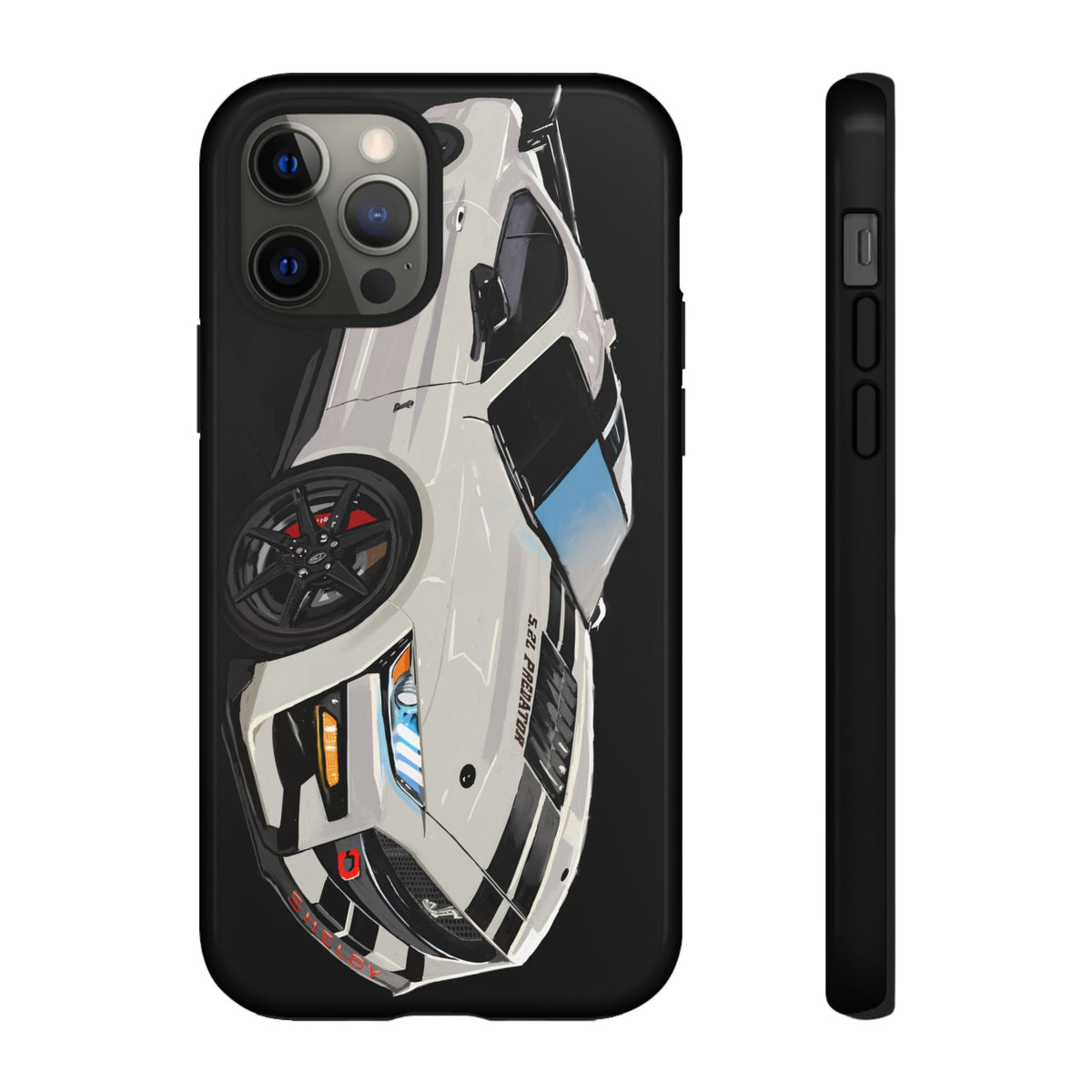 White gt500 car iPhone 17 16 15 14 13 12 Pro Samsung galaxy pixel