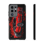 Bugatti Red Chiron Case iPhone 16 15 14 13 12 11 Pro max Samsung Galaxy Pixel