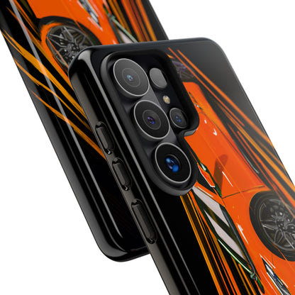 Orange C8 corvette Z06 iPhone 18 17 16 15 14 13 12 Pro  Samsung Galaxy Pixel