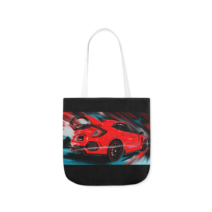 Honda civic type R JDM Canvas Tote Bag, 5-Color Straps