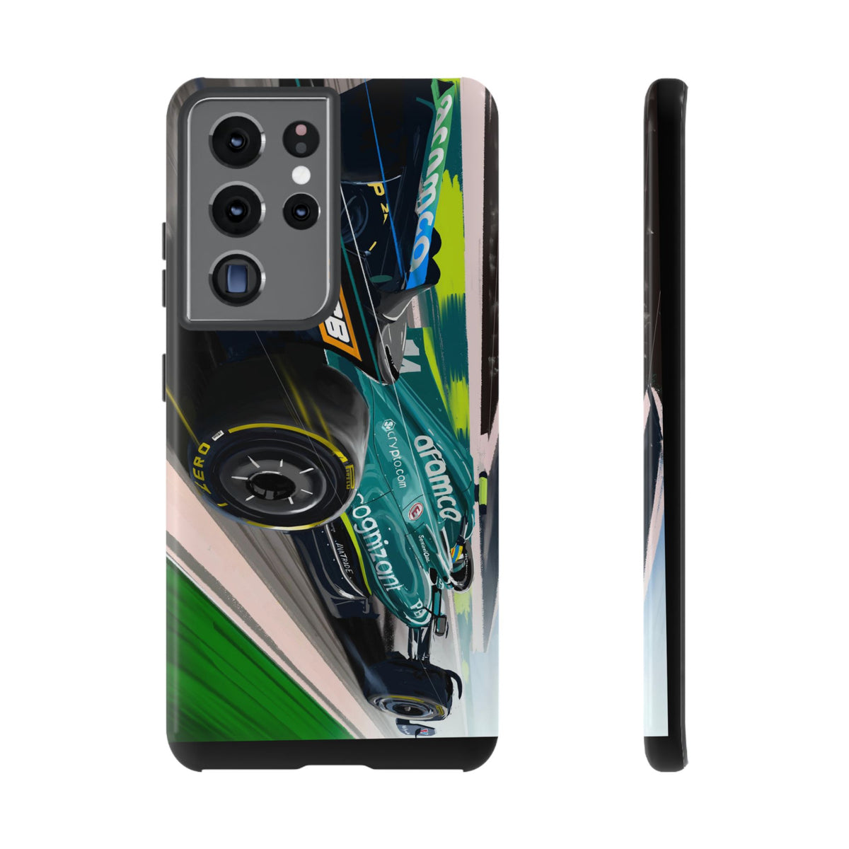 Fernando Alonso F1 Case iPhone 17 16 15 14 13 12 Samsung Galaxy Pixel