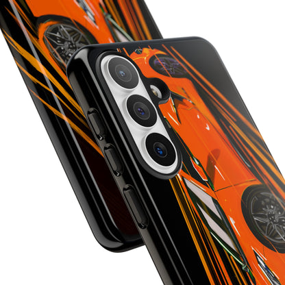 Orange C8 corvette Z06 iPhone 18 17 16 15 14 13 12 Pro  Samsung Galaxy Pixel