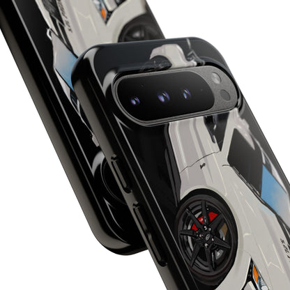 White gt500 car iPhone 17 16 15 14 13 12 Pro Samsung galaxy pixel