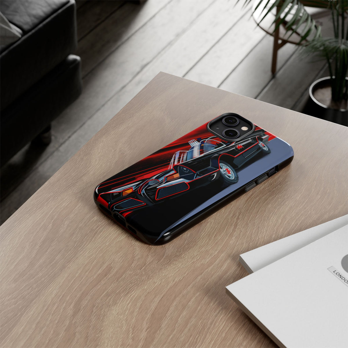 Batmobile Batman classic Iphone 17,16,15,14,13,12,11 Galaxy Samsung Pixel