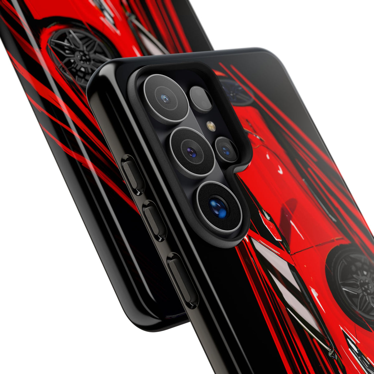 Red C8 corvette Z06 Case iPhone 18 17 16 15 14 13 12 11 Pro Samsung Galaxy Pixel