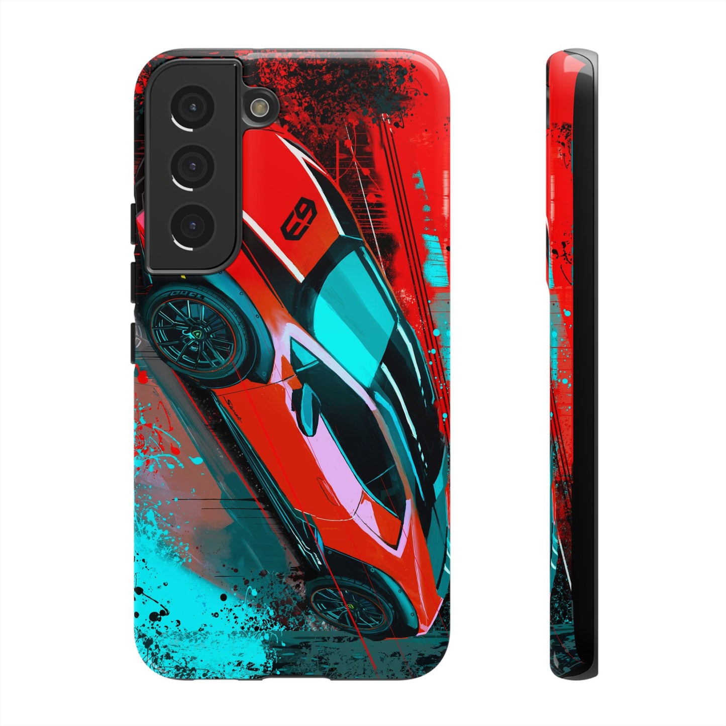 Red Lamborghini Sterrato Case iPhone 16 15 14 13 12 11 Pro Samsung Galaxy Pixel