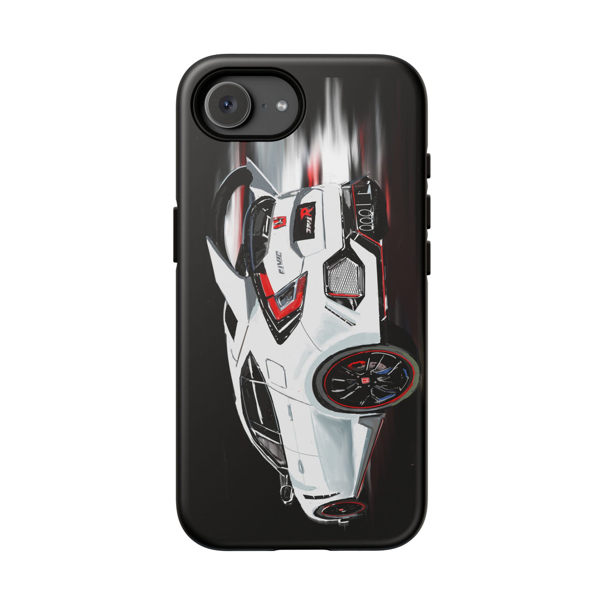 White Type-r civic Case iPhone 18 17 16 15 14 13 12 Pro Samsung Galaxy Pixel