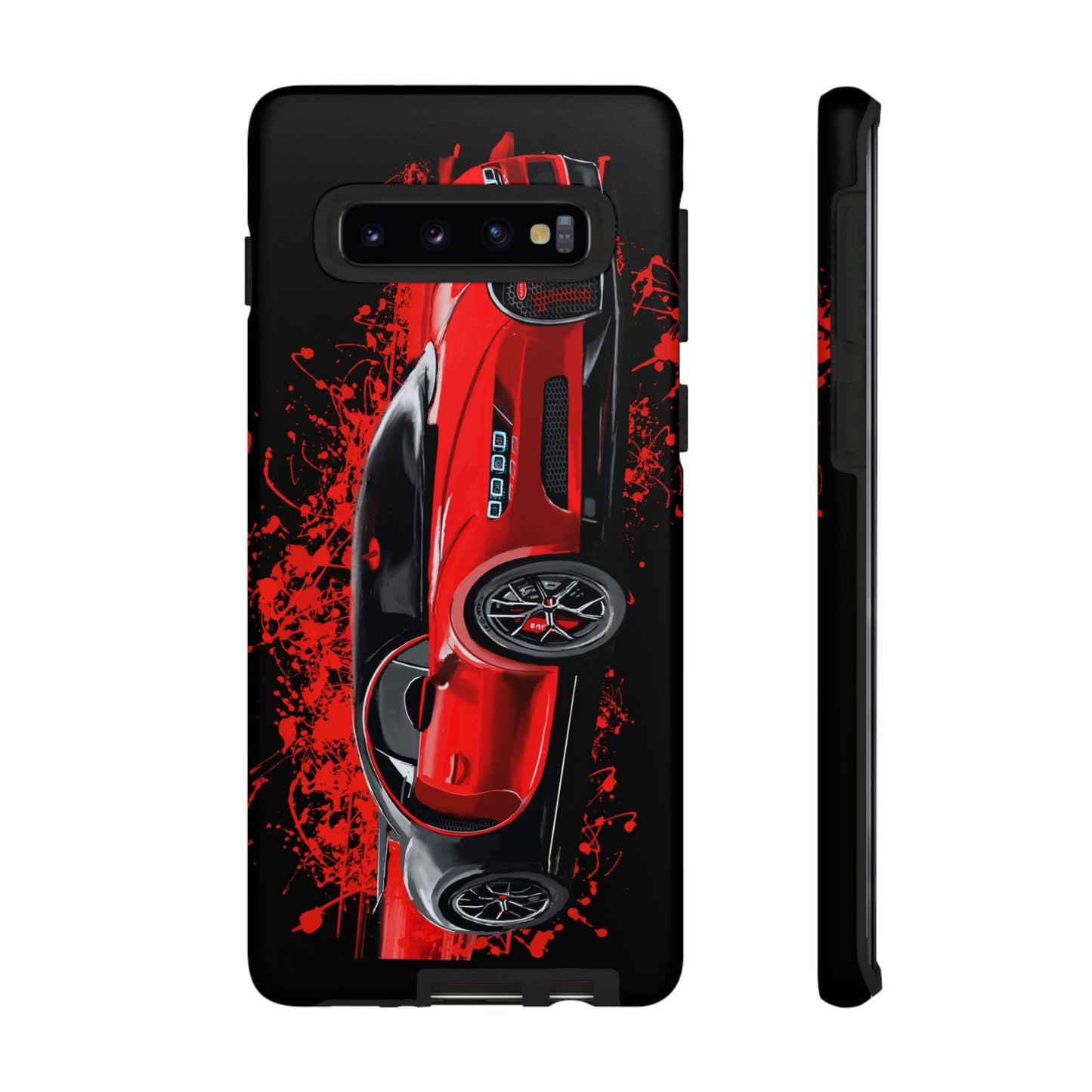 Red Bugatti Chiron Case iPhone 16 15 14 13 12 11 Pro max Samsung Galaxy Pixel