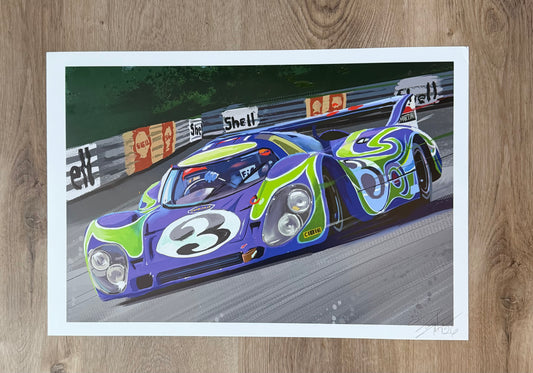 917k Hippie Porsche Giclee prints