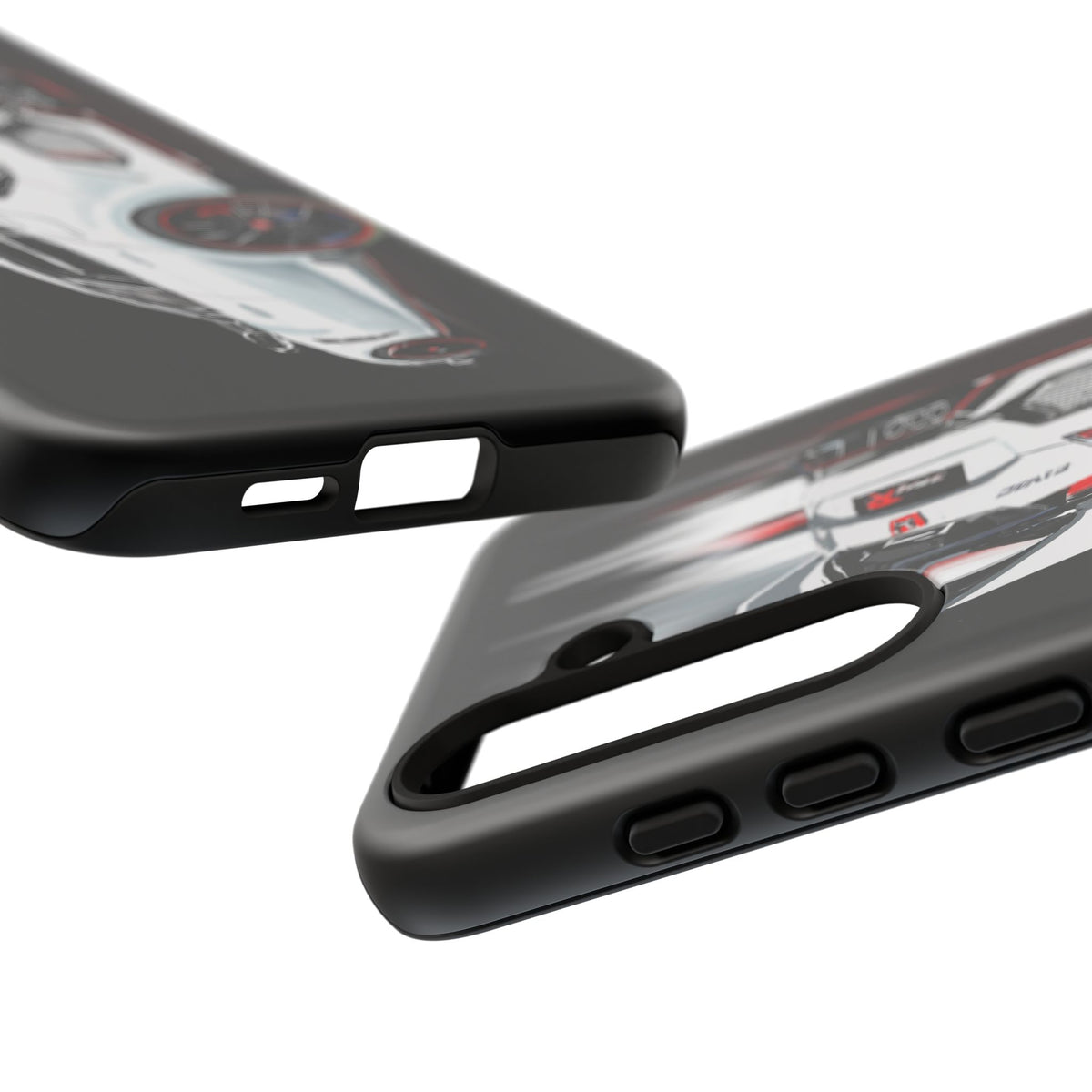 White Type-r civic Case iPhone 18 17 16 15 14 13 12 Pro Samsung Galaxy Pixel