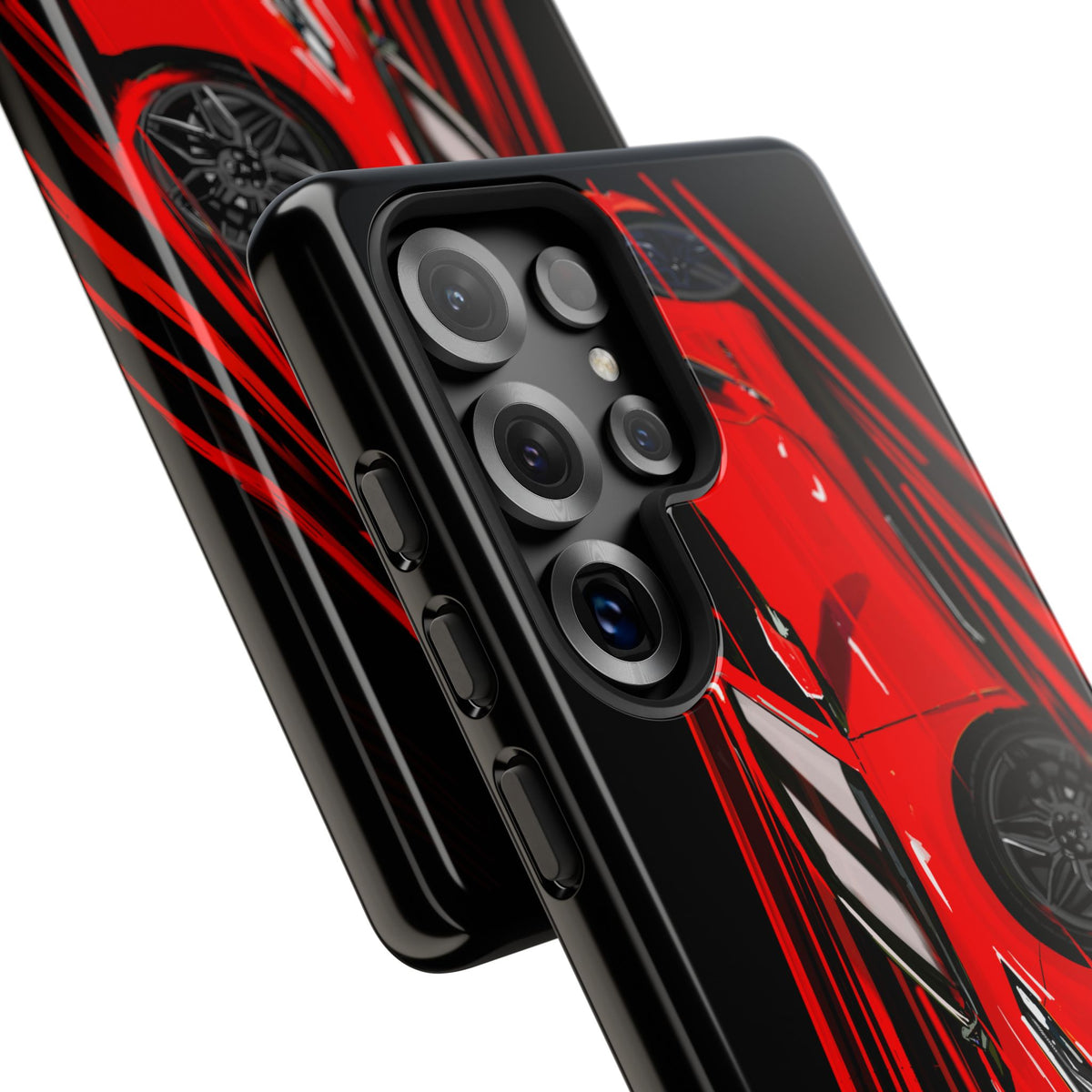 Red C8 corvette Z06 Case iPhone 18 17 16 15 14 13 12 11 Pro Samsung Galaxy Pixel