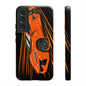 Orange C8 corvette Z06 iPhone 18 17 16 15 14 13 12 Pro  Samsung Galaxy Pixel