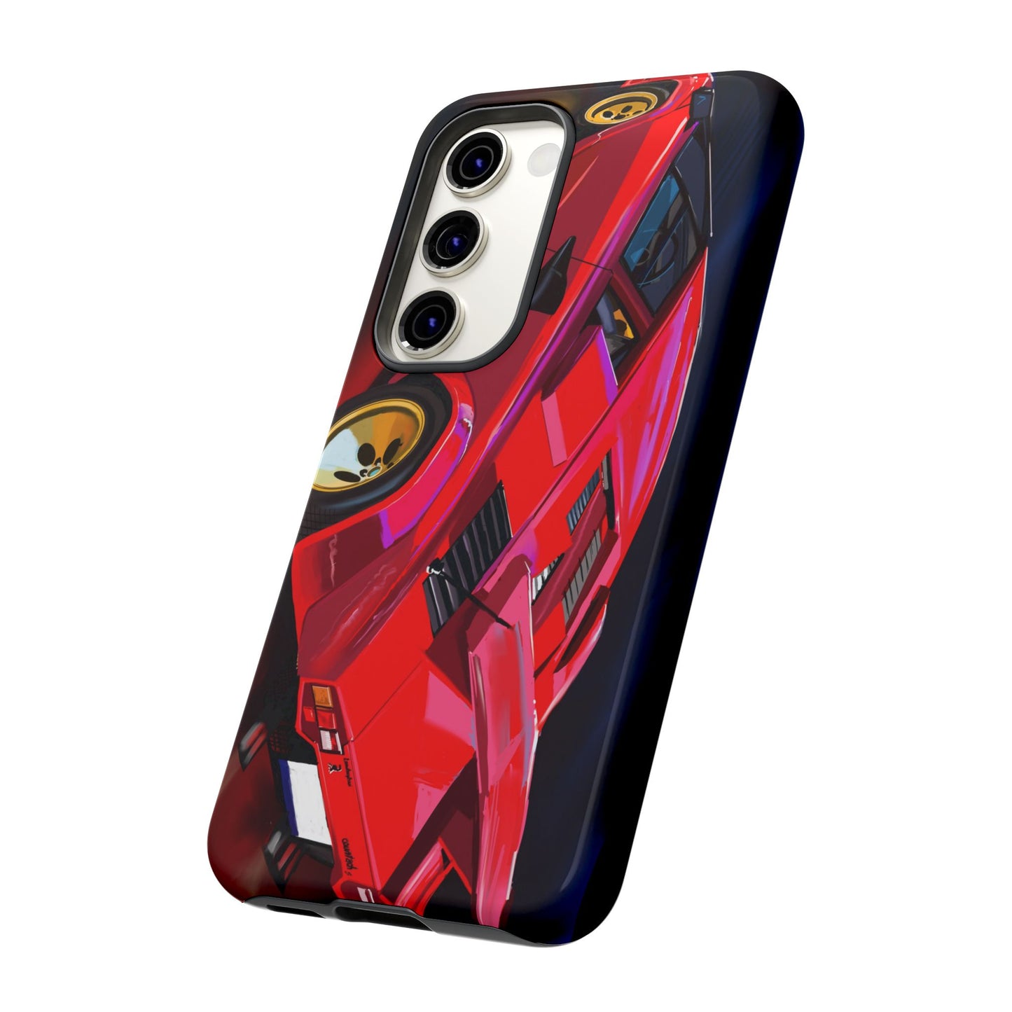 Lamborghini Countach iPhone 16 15 14 13 12 11 Pro max Samsung Galaxy Pixel Slim
