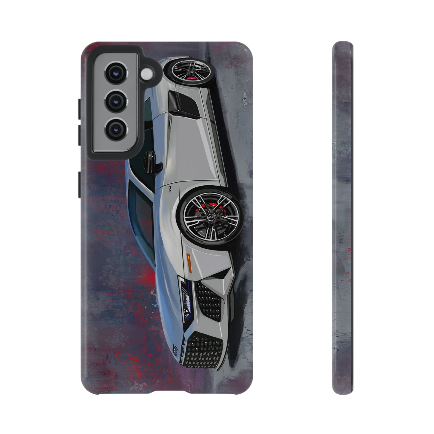 Audi R8 Case iPhone 16 15 14 13 12 11 Pro max Samsung Galaxy Pixel Slim Tough