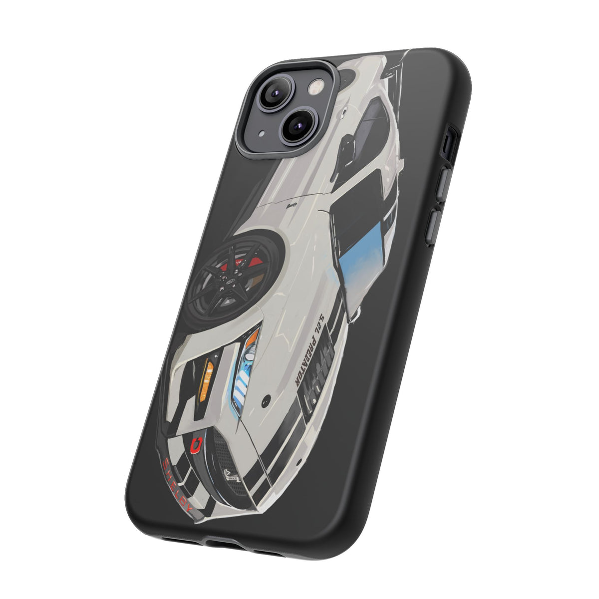 White gt500 car iPhone 17 16 15 14 13 12 Pro Samsung galaxy pixel