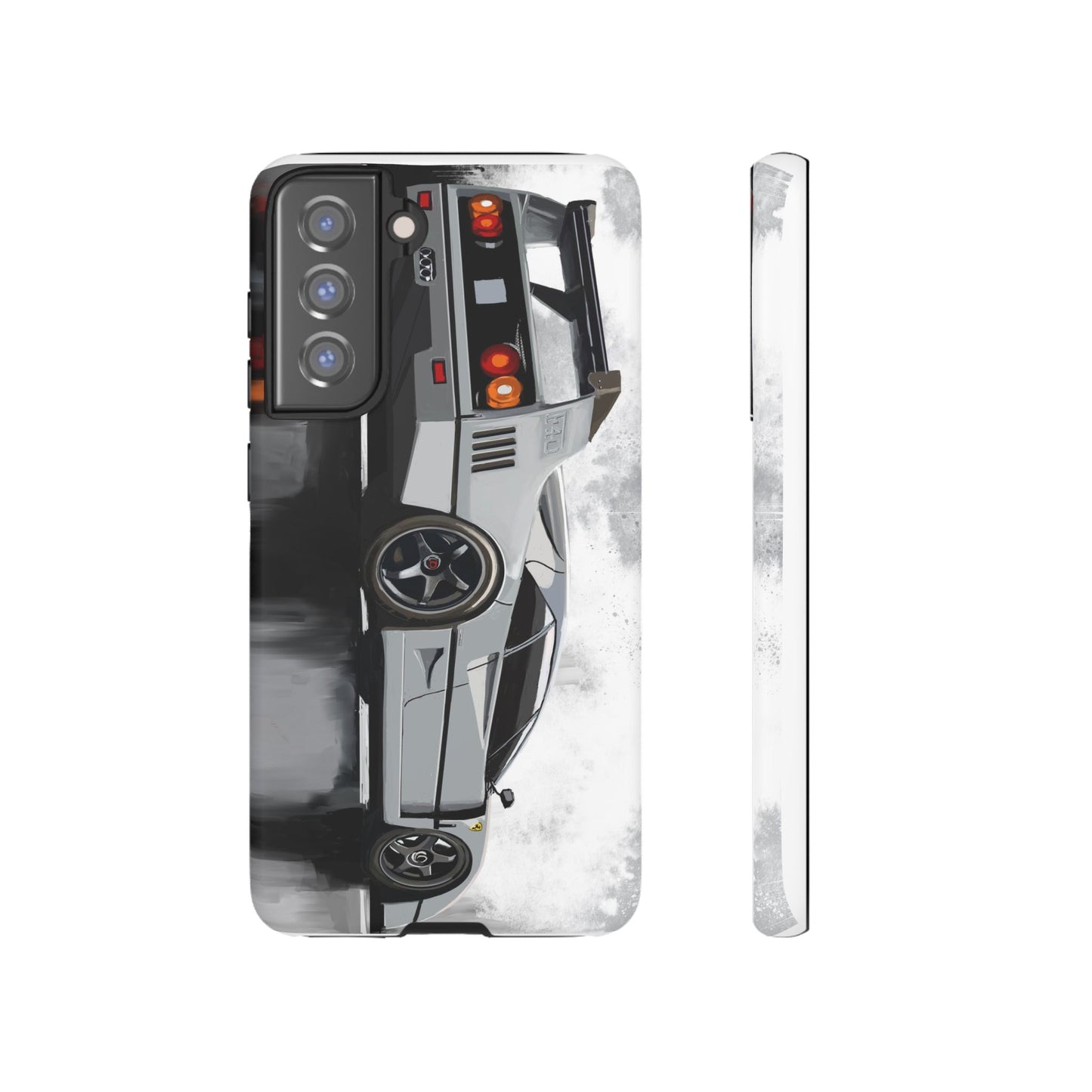 Gray Ferrari F40 Case iPhone 16 15 14 13 12 11 Pro max Samsung Galaxy Pixel