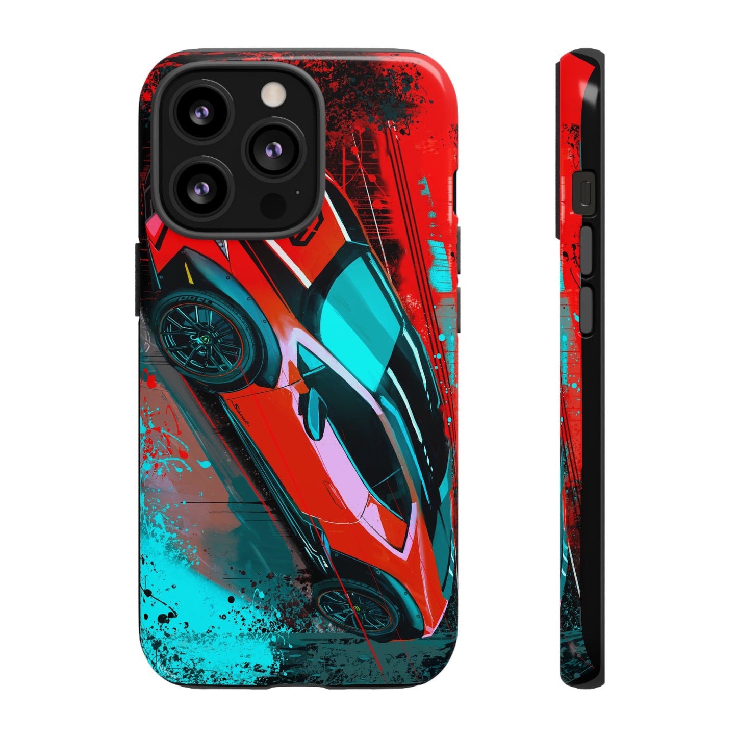 Red Lamborghini Sterrato Case iPhone 16 15 14 13 12 11 Pro Samsung Galaxy Pixel