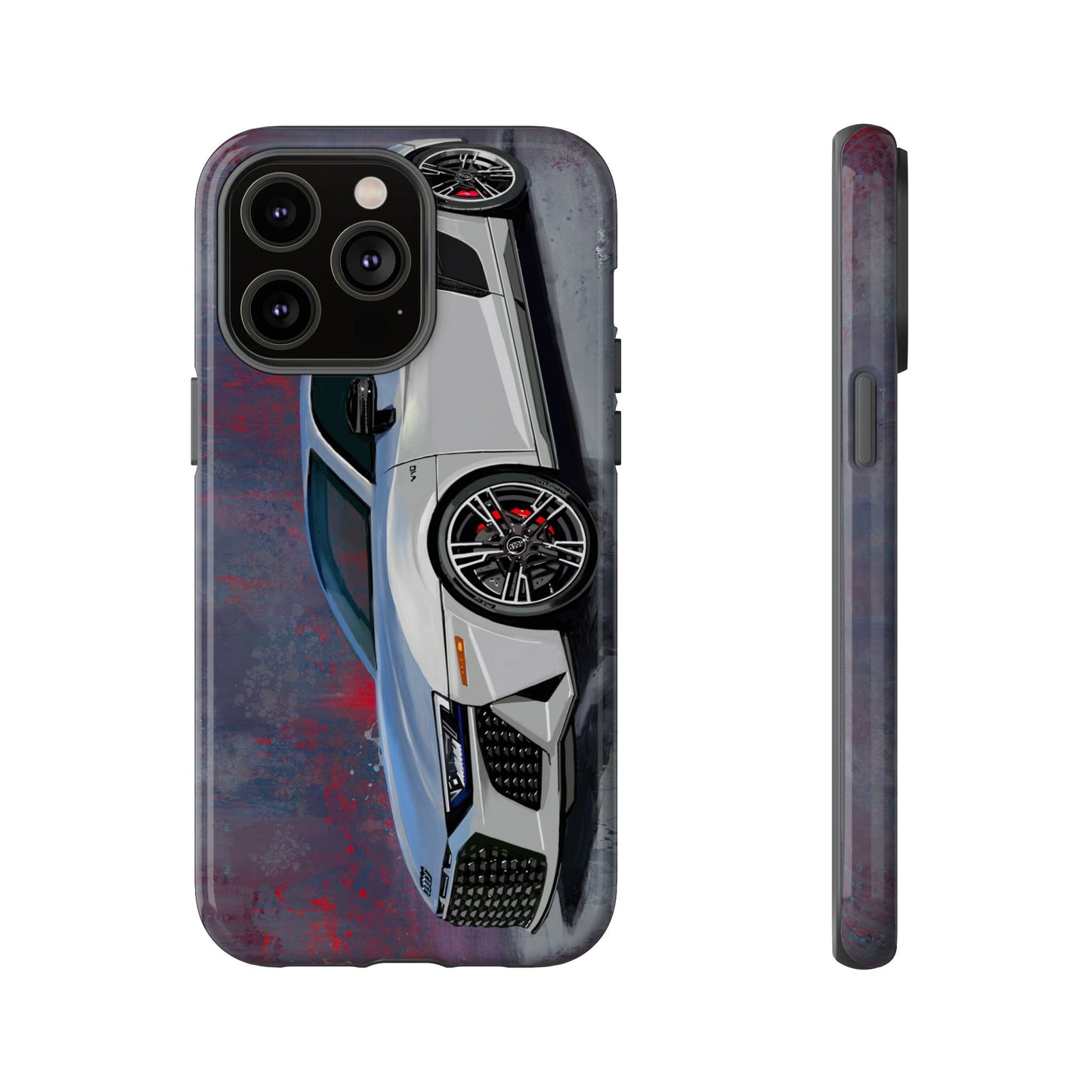 Audi R8 Case iPhone 16 15 14 13 12 11 Pro max Samsung Galaxy Pixel Slim Tough
