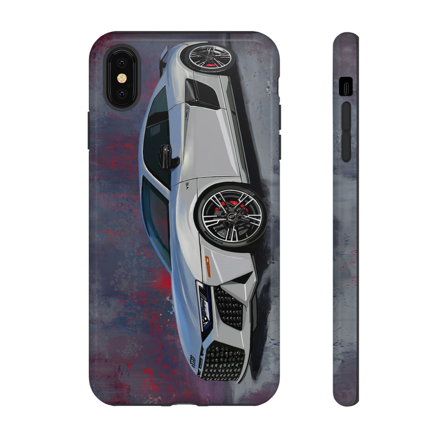 Audi R8 Case iPhone 16 15 14 13 12 11 Pro max Samsung Galaxy Pixel Slim Tough