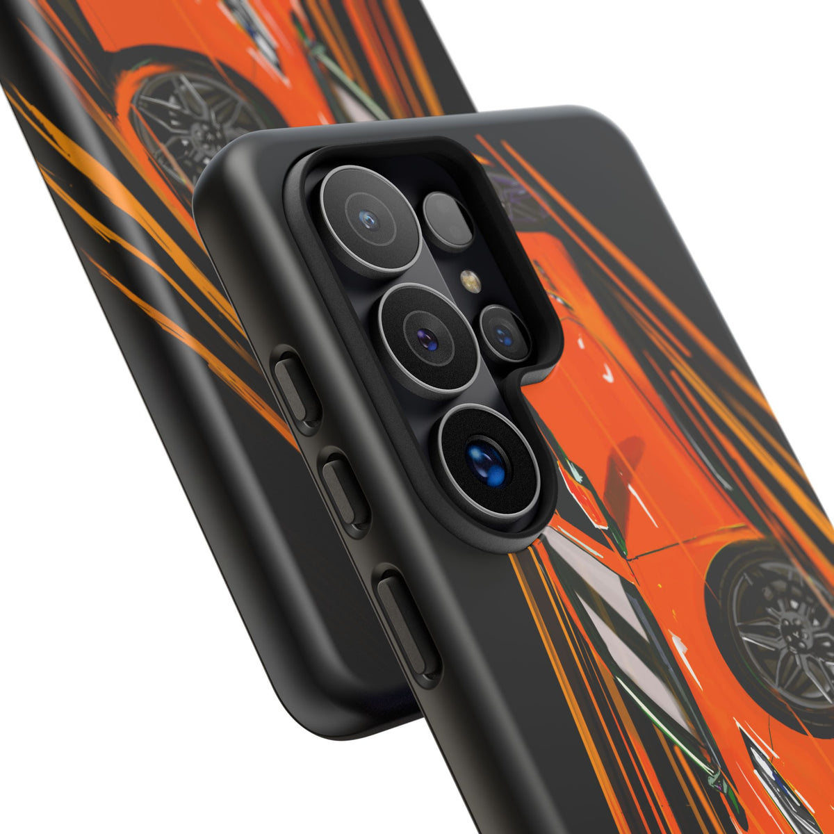 Orange C8 corvette Z06 iPhone 18 17 16 15 14 13 12 Pro  Samsung Galaxy Pixel