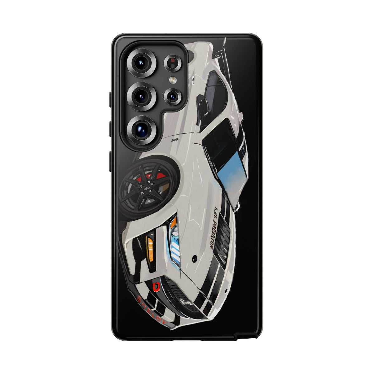 White gt500 car iPhone 17 16 15 14 13 12 Pro Samsung galaxy pixel
