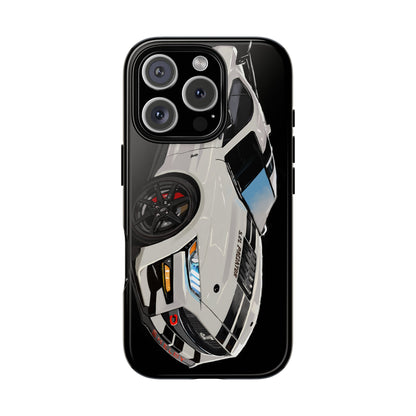 White gt500 car iPhone 17 16 15 14 13 12 Pro Samsung galaxy pixel