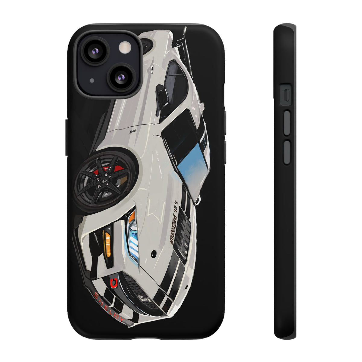 White gt500 car iPhone 17 16 15 14 13 12 Pro Samsung galaxy pixel