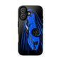 Blue Corvette C8 z06 Design for iPhone 18 17 16 15 14 13 Pro Max