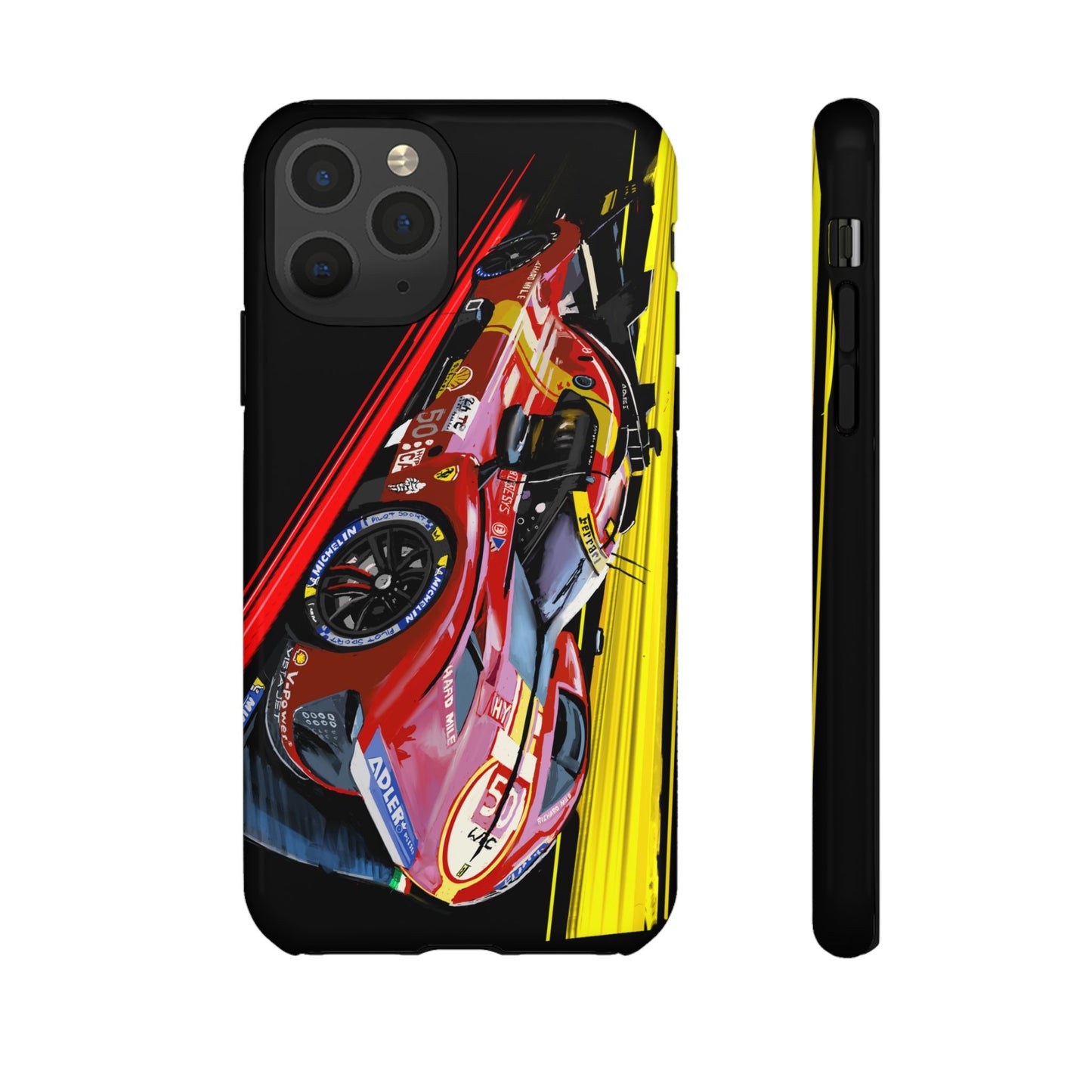 Ferrari 499p HyperCar Le Mans Case iPhone 16 15 14 13 12 11 Samsung Galaxy Pixel