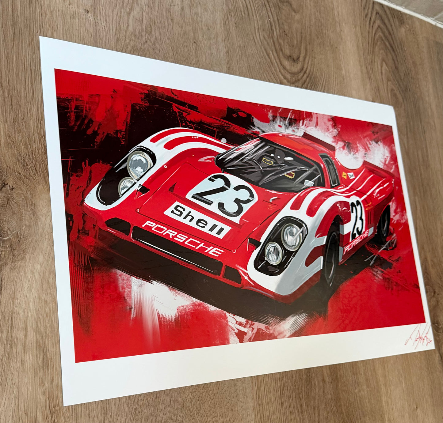 Porsche 917 shell Giclee print