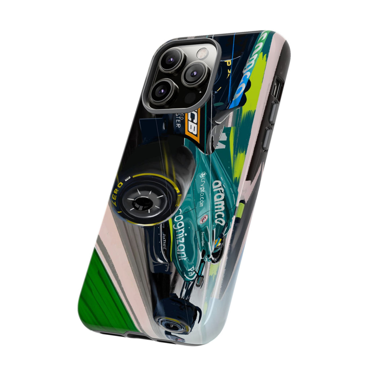 Fernando Alonso F1 Case iPhone 17 16 15 14 13 12 Samsung Galaxy Pixel