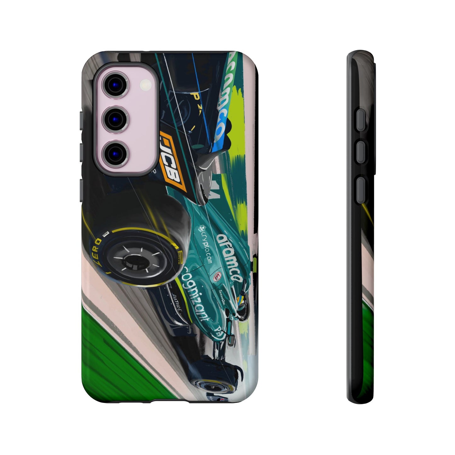 Fernando Alonso Aston Martin F1 Case iPhone 16 15 14 13 12 Samsung Galaxy Pixel