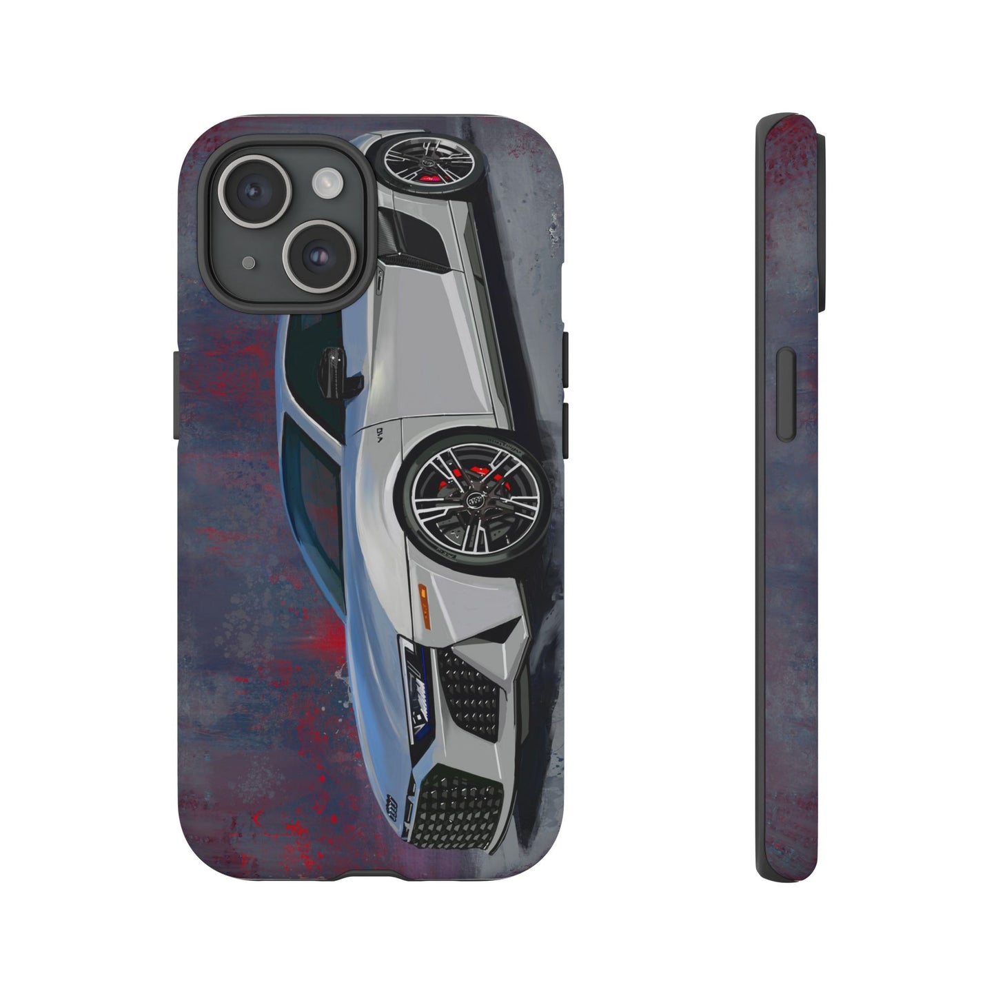 Audi R8 Case iPhone 16 15 14 13 12 11 Pro max Samsung Galaxy Pixel Slim Tough