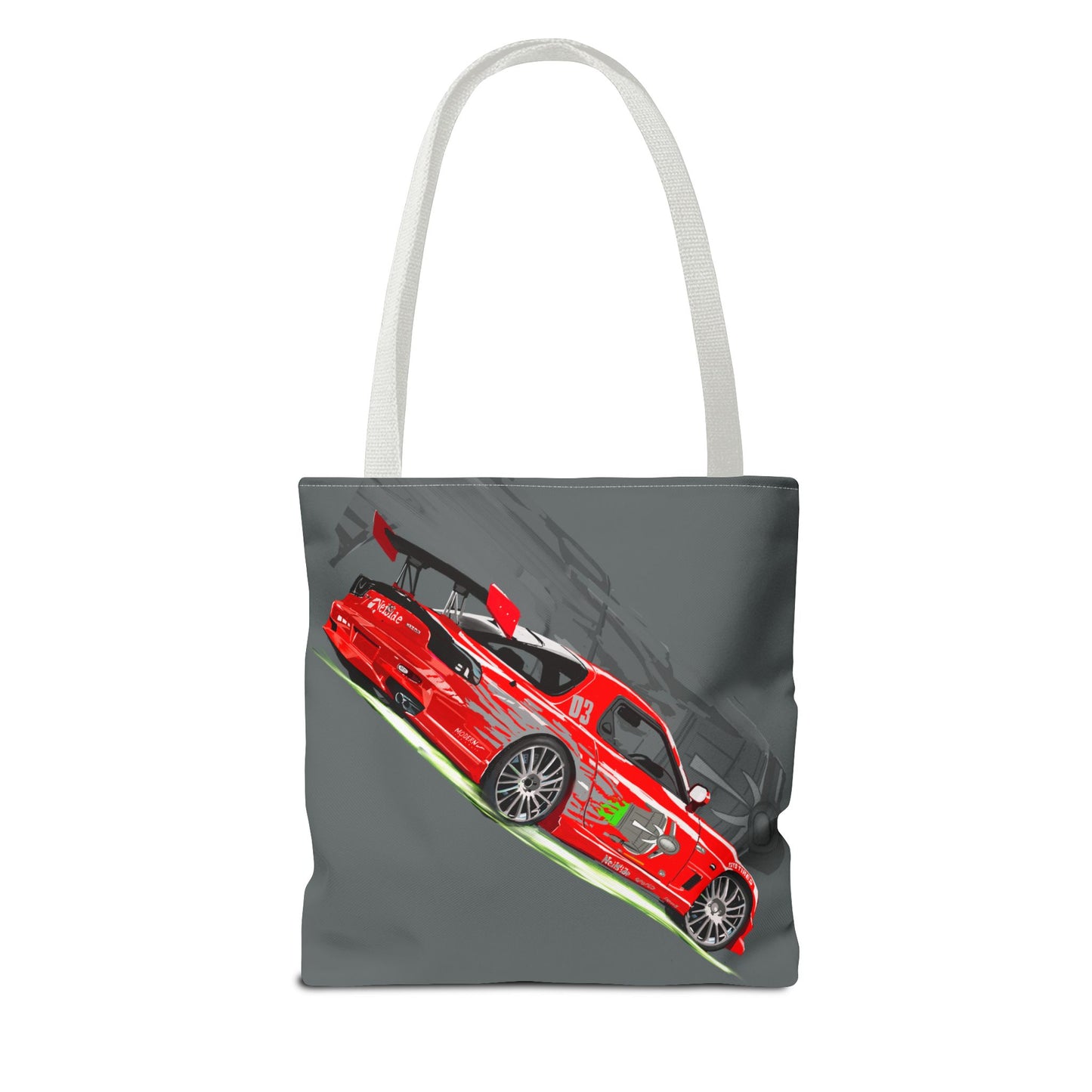 Fast and Furious Dom's RX7  Library Carry Tote Bag (AOP)