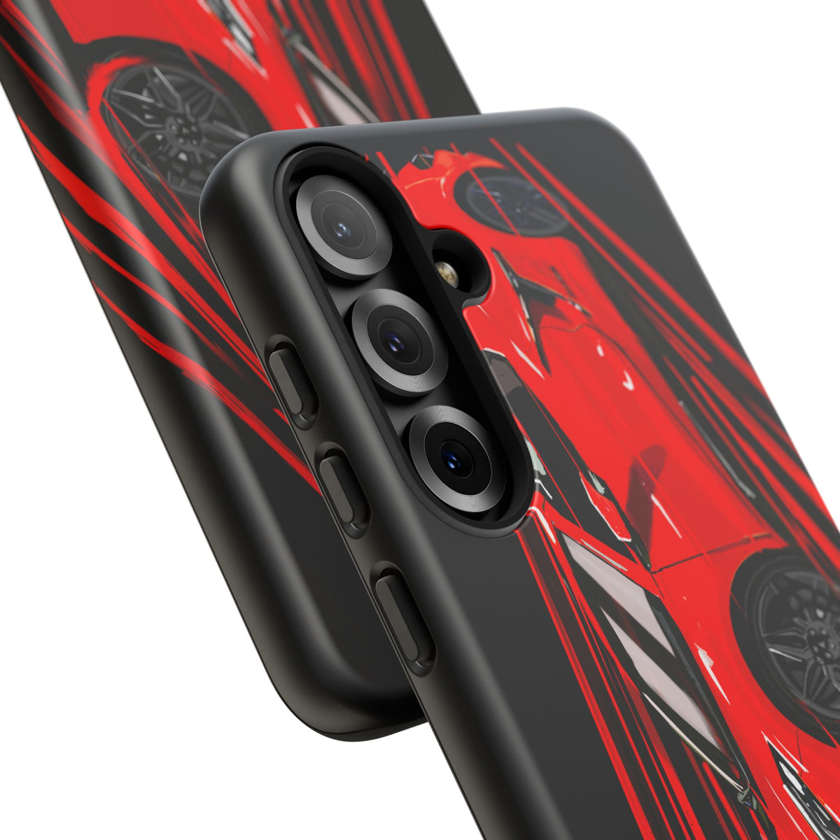 Red C8 corvette Z06 Case iPhone 18 17 16 15 14 13 12 11 Pro Samsung Galaxy Pixel