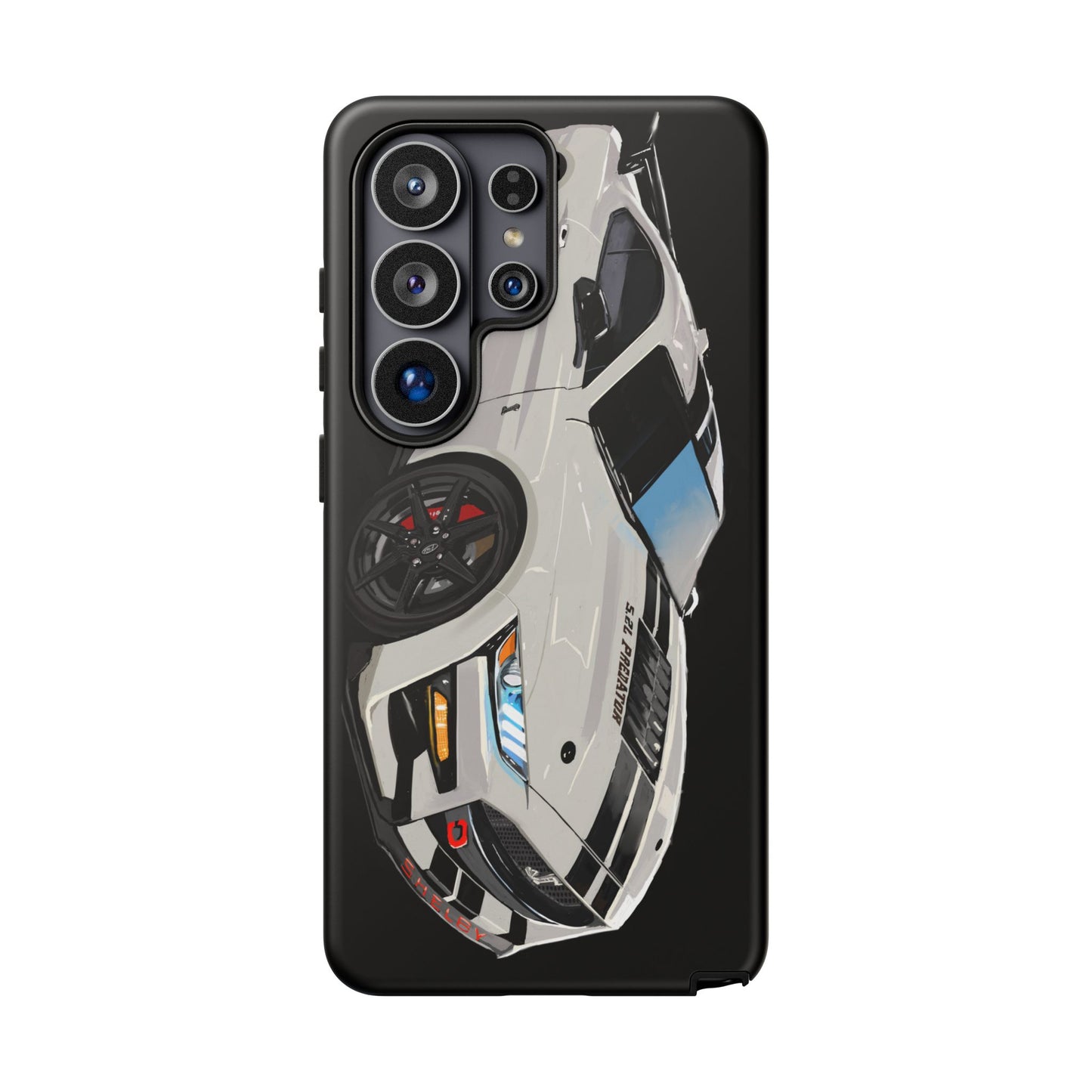 White gt500 car iPhone 17 16 15 14 13 12 Pro Samsung galaxy pixel
