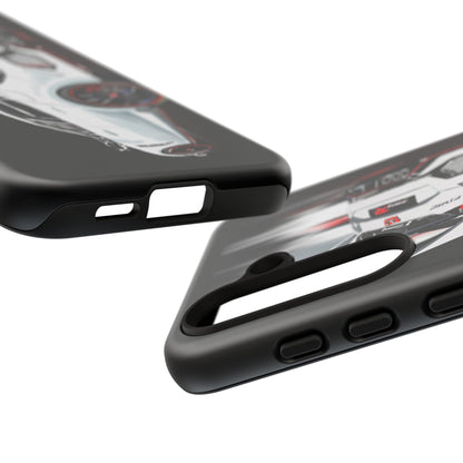 White Type-r civic Case iPhone 18 17 16 15 14 13 12 Pro Samsung Galaxy Pixel