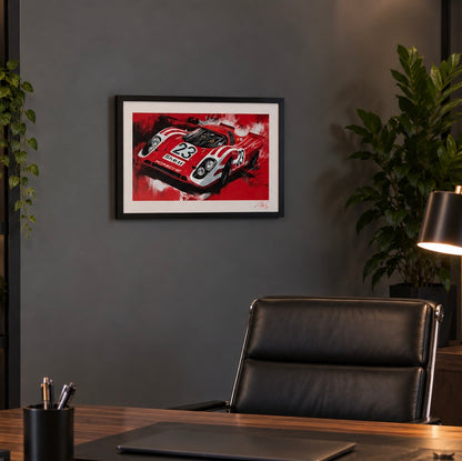 Porsche 917 shell Giclee print