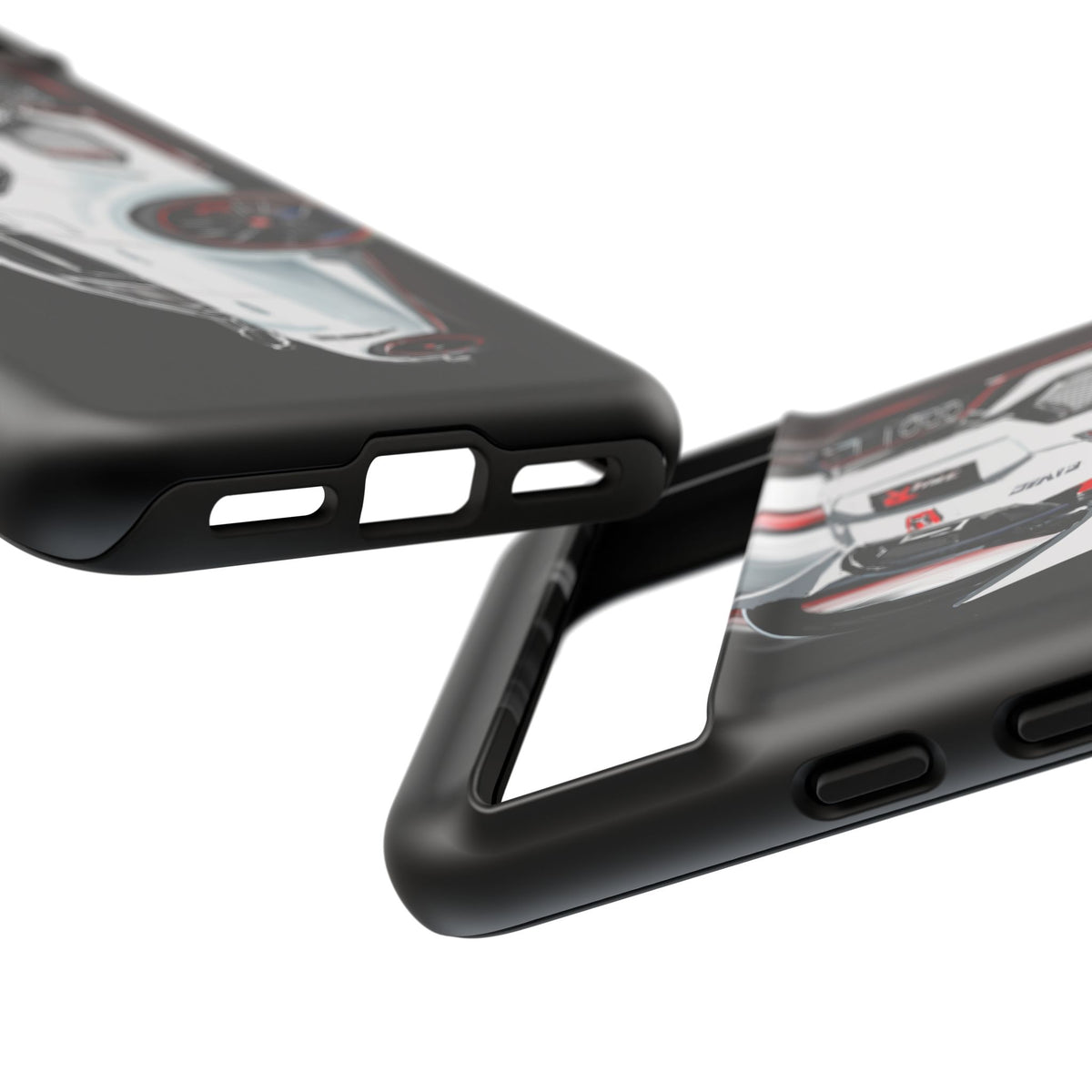 White Type-r civic Case iPhone 18 17 16 15 14 13 12 Pro Samsung Galaxy Pixel