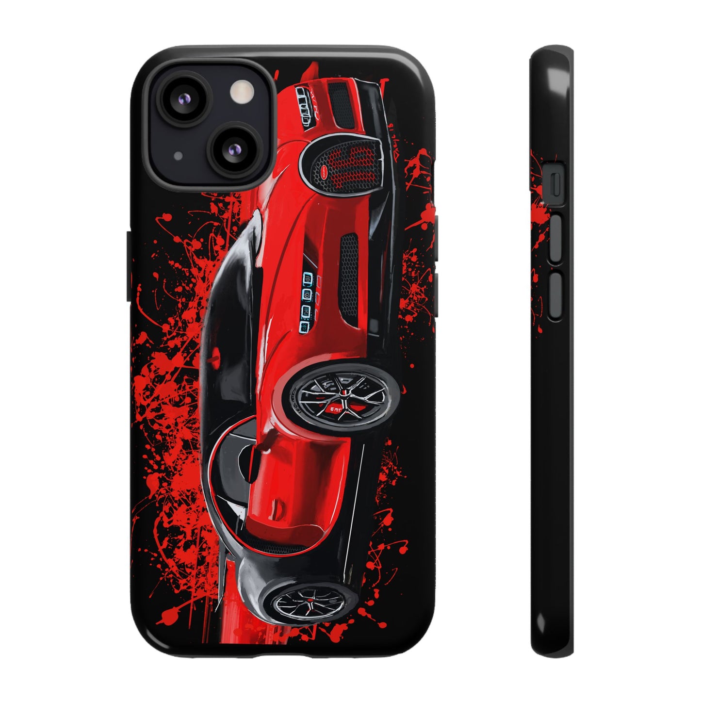 Red Bugatti Chiron Case iPhone 16 15 14 13 12 11 Pro max Samsung Galaxy Pixel
