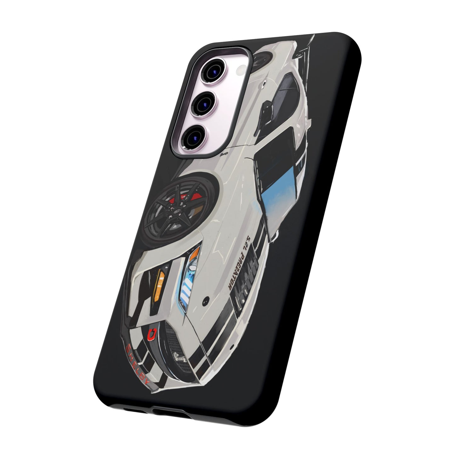 White gt500 car iPhone 17 16 15 14 13 12 Pro Samsung galaxy pixel