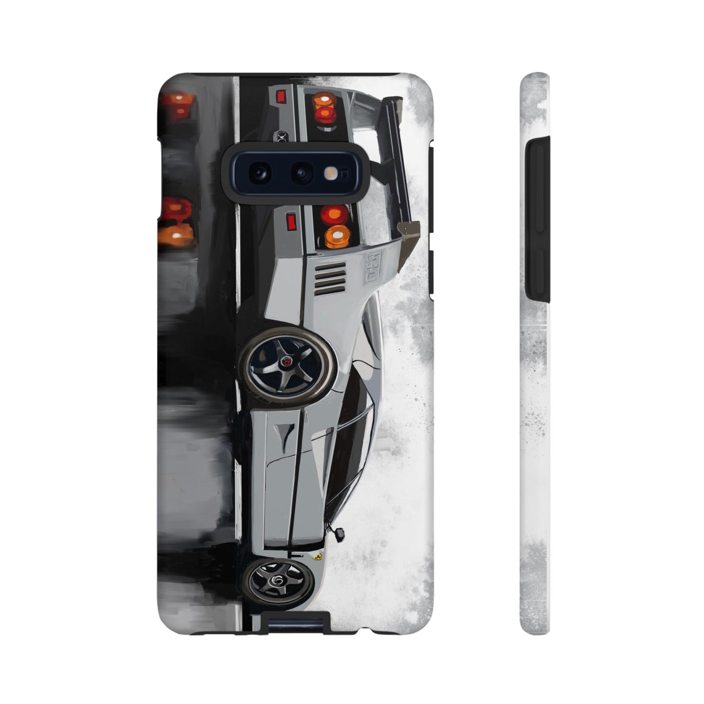 Gray Ferrari F40 Case iPhone 16 15 14 13 12 11 Pro max Samsung Galaxy Pixel