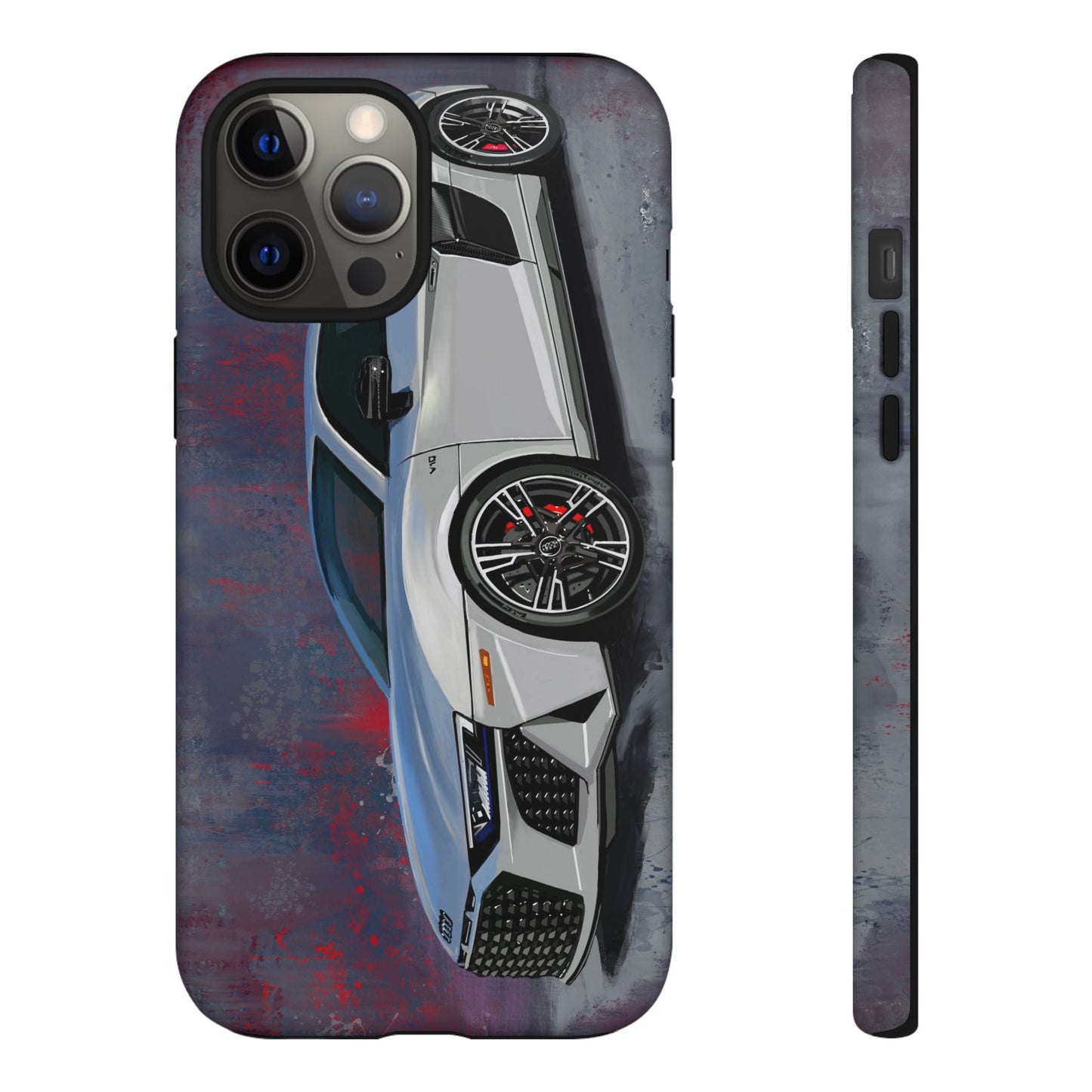 Audi R8 Case iPhone 16 15 14 13 12 11 Pro max Samsung Galaxy Pixel Slim Tough
