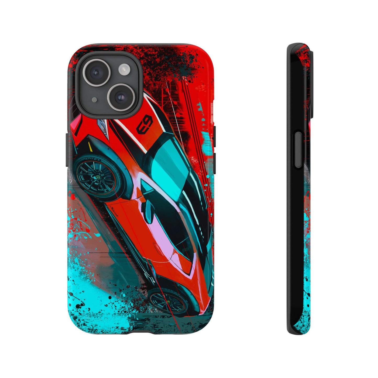 Red Lamborghini Sterrato Case iPhone 16 15 14 13 12 11 Pro Samsung Galaxy Pixel