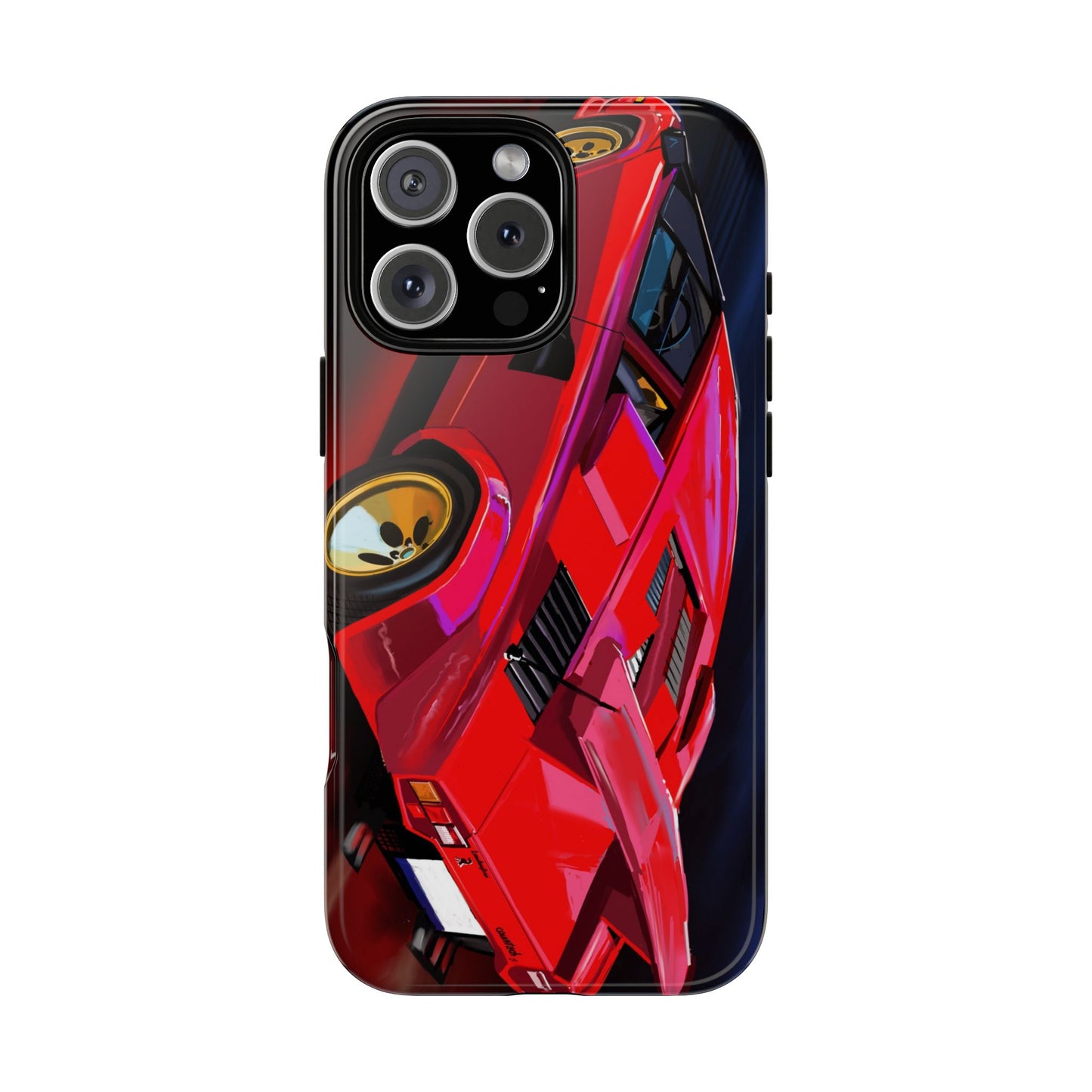 Lamborghini Countach iPhone 16 15 14 13 12 11 Pro max Samsung Galaxy Pixel Slim