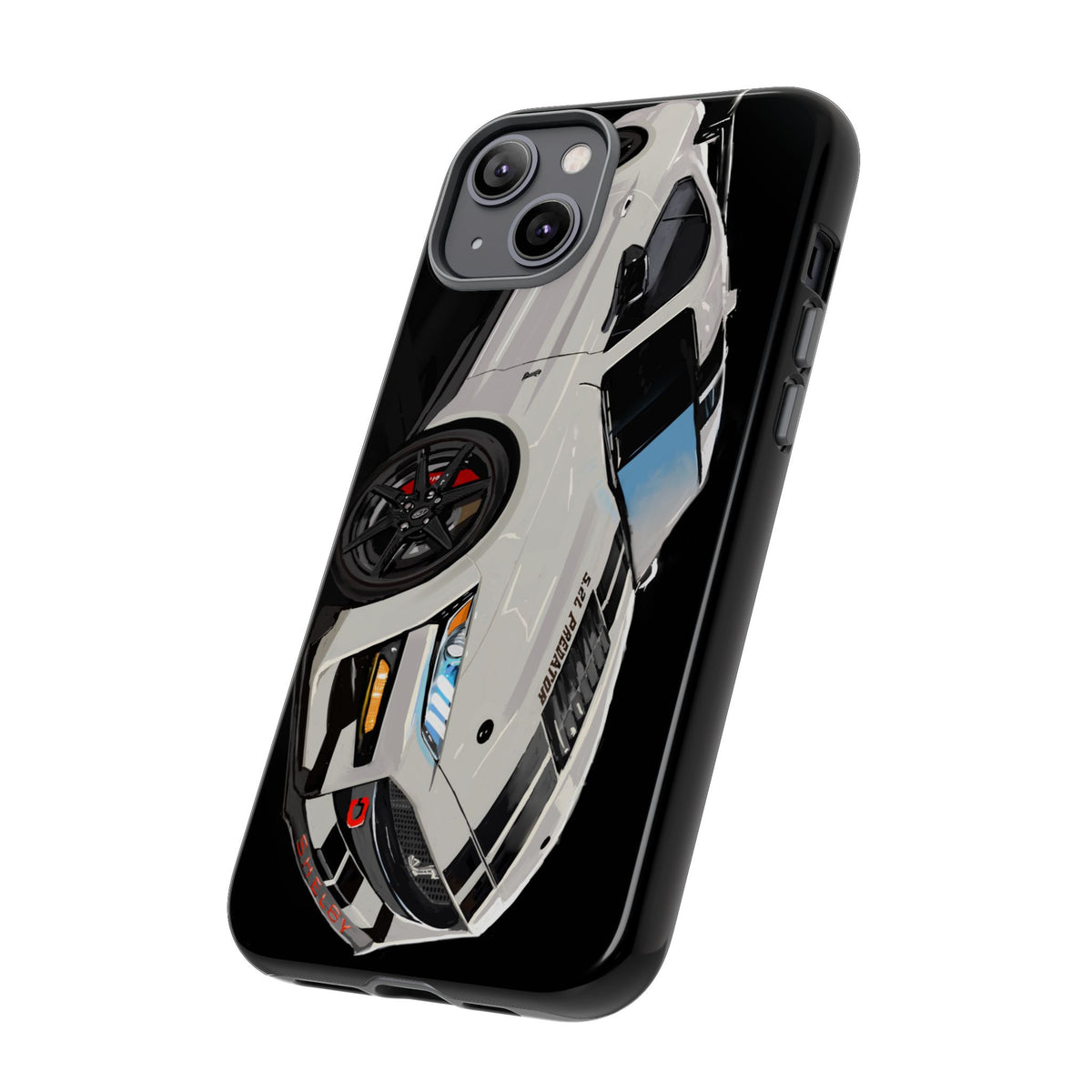 White gt500 car iPhone 17 16 15 14 13 12 Pro Samsung galaxy pixel