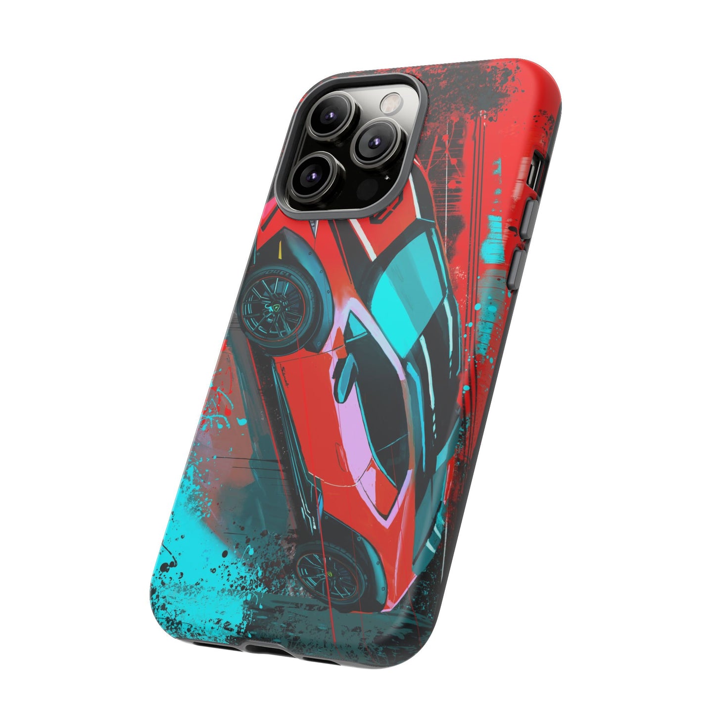 Red Lamborghini Sterrato Case iPhone 16 15 14 13 12 11 Pro Samsung Galaxy Pixel