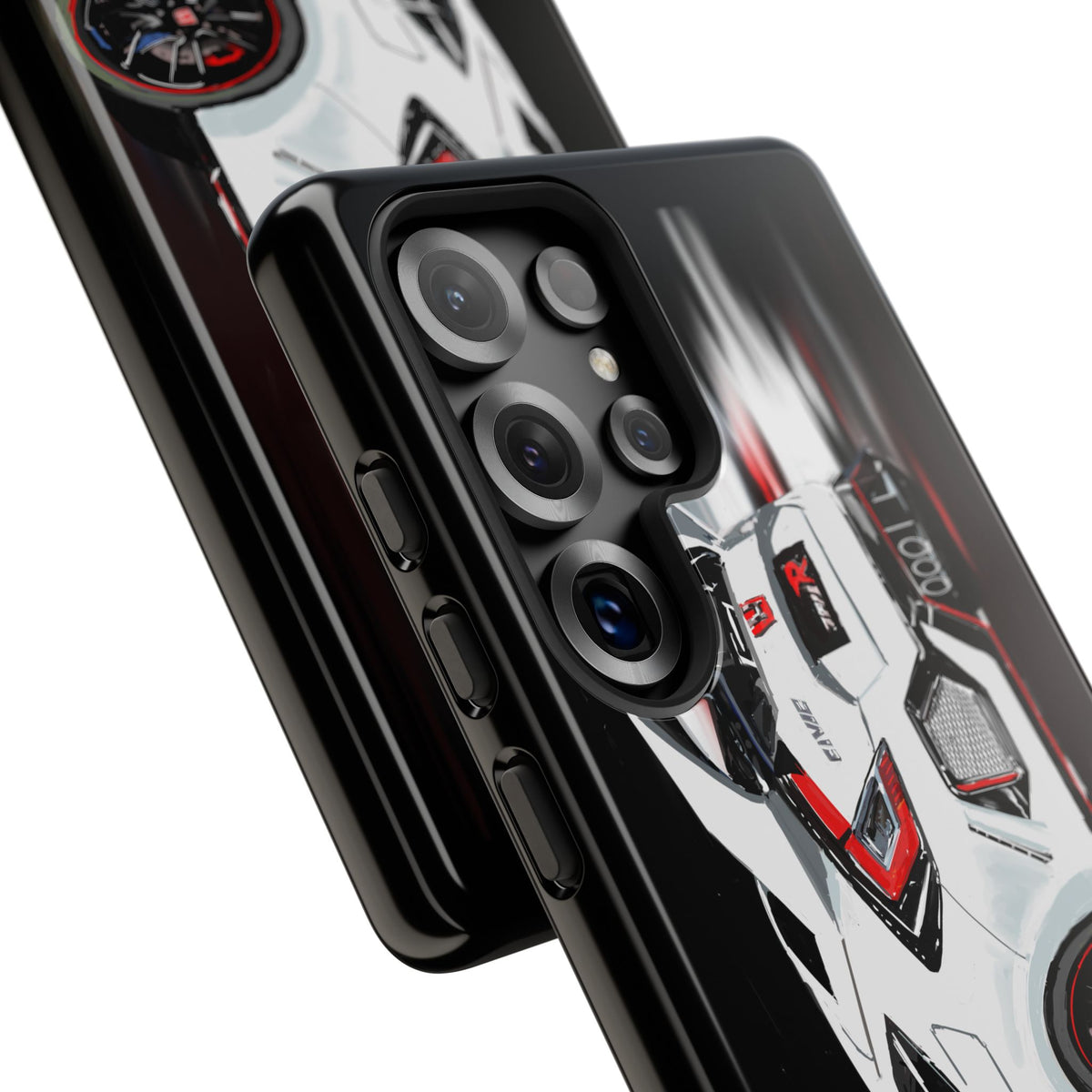 White Type-r civic Case iPhone 18 17 16 15 14 13 12 Pro Samsung Galaxy Pixel