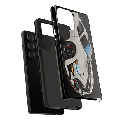 White gt500 car iPhone 17 16 15 14 13 12 Pro Samsung galaxy pixel