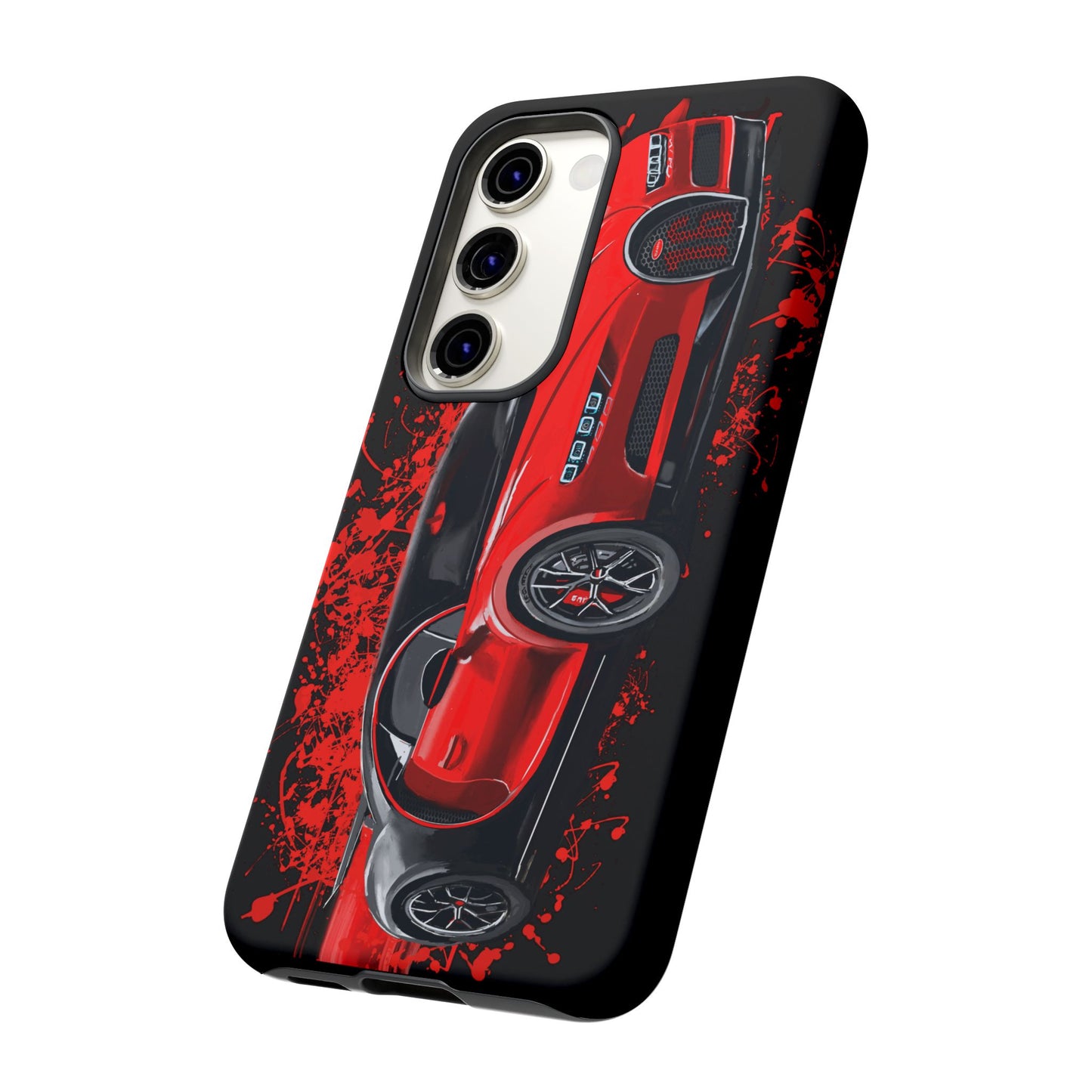 Red Bugatti Chiron Case iPhone 16 15 14 13 12 11 Pro max Samsung Galaxy Pixel